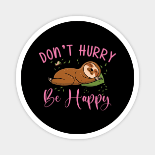 Cute Sloth Lazy Office Worker Working Sloth Statement Chill Magnet